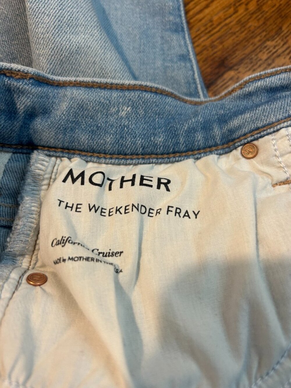 MOTHER Weekender Fray in California Cruiser size 27 - Picture 7 of 8